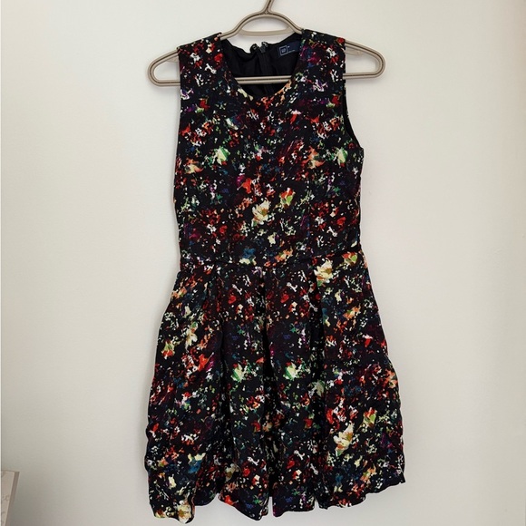 GAP Colorful Abstract Print Mini Dress - Picture 1 of 7